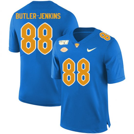 Sale - Dontavius Butler-Jenkins #88 Pitt Panthers Royal Men High School Alumni Football Embroidery Jersey